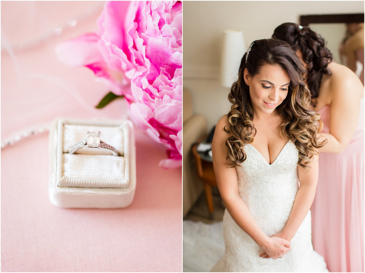 Wedding day bridal prep photos | Photo by Idalia Photography