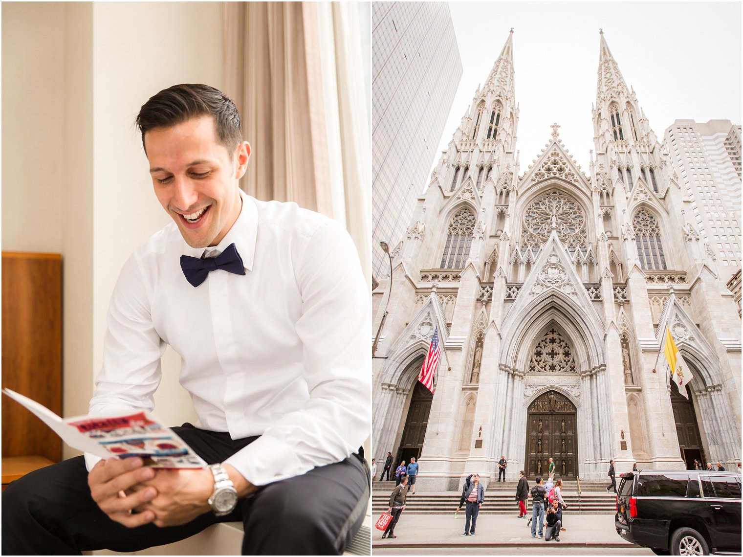 Groom opening gift from bride | Photo by Idalia Photography