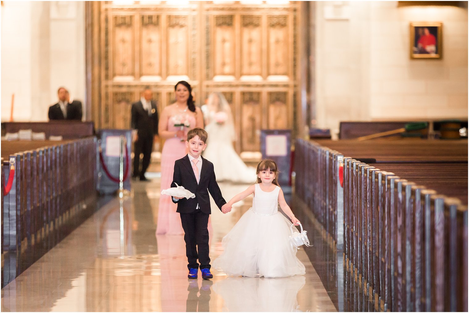 Flower girl and ring bearer | Photo by Idalia Photography