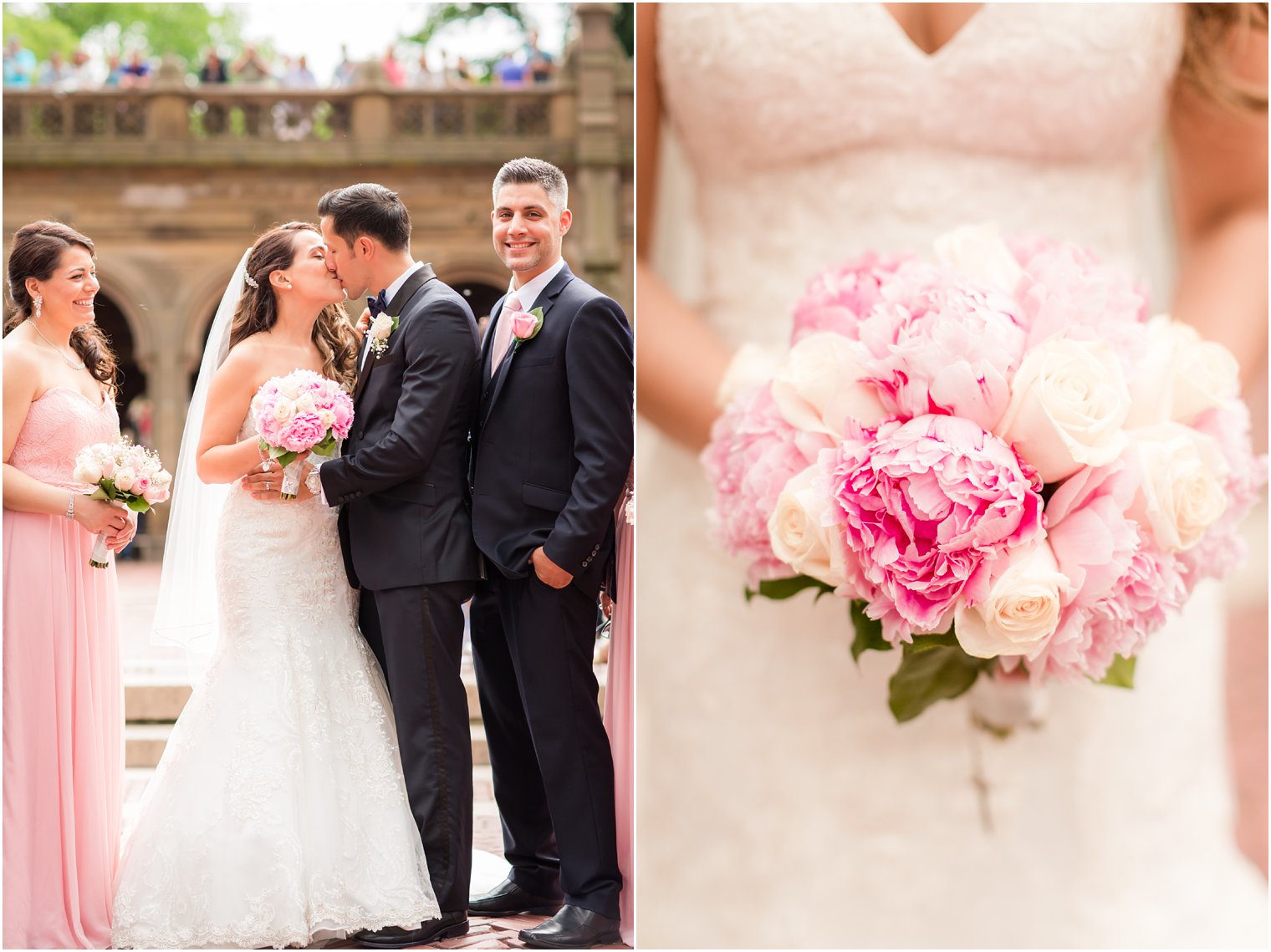 Central Park bridal party photos | Photo by Idalia Photography