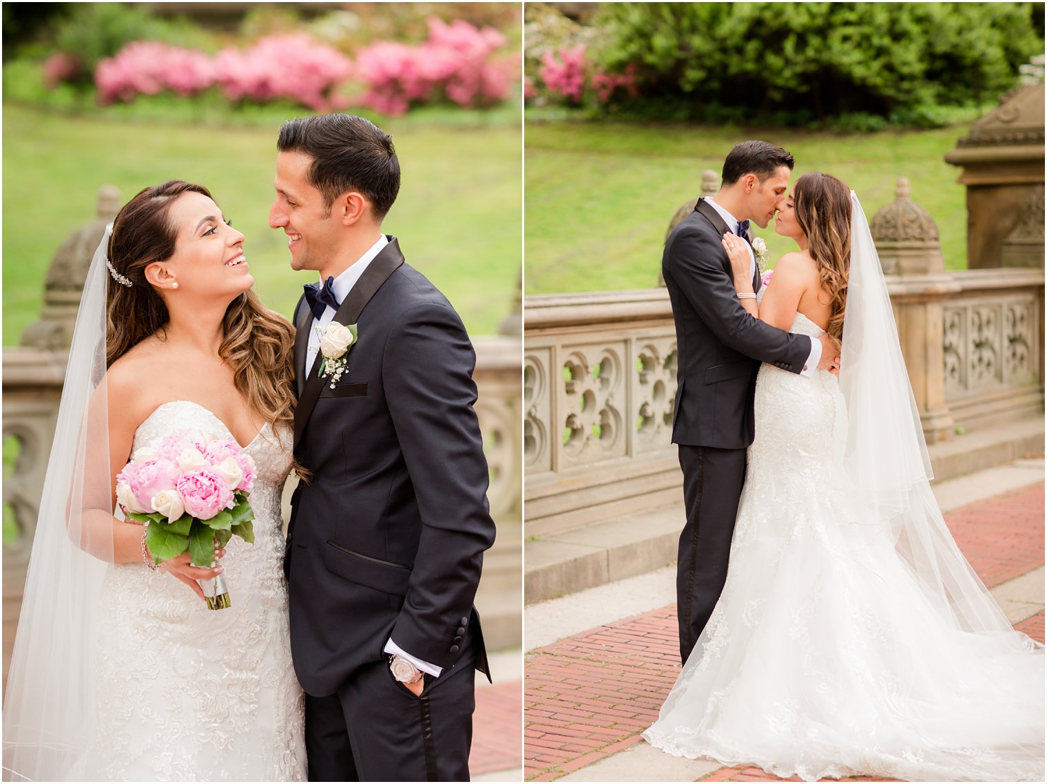 Romantic portraits at Bethesda Fountain | Photo by Idalia Photography