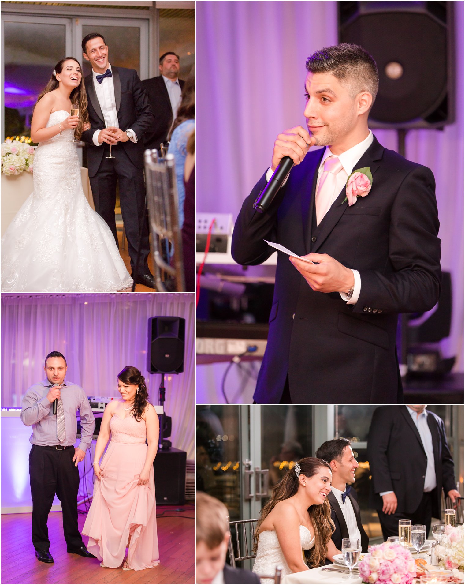 Photos of toasts at NYC Wedding | Photos by Idalia Photography
