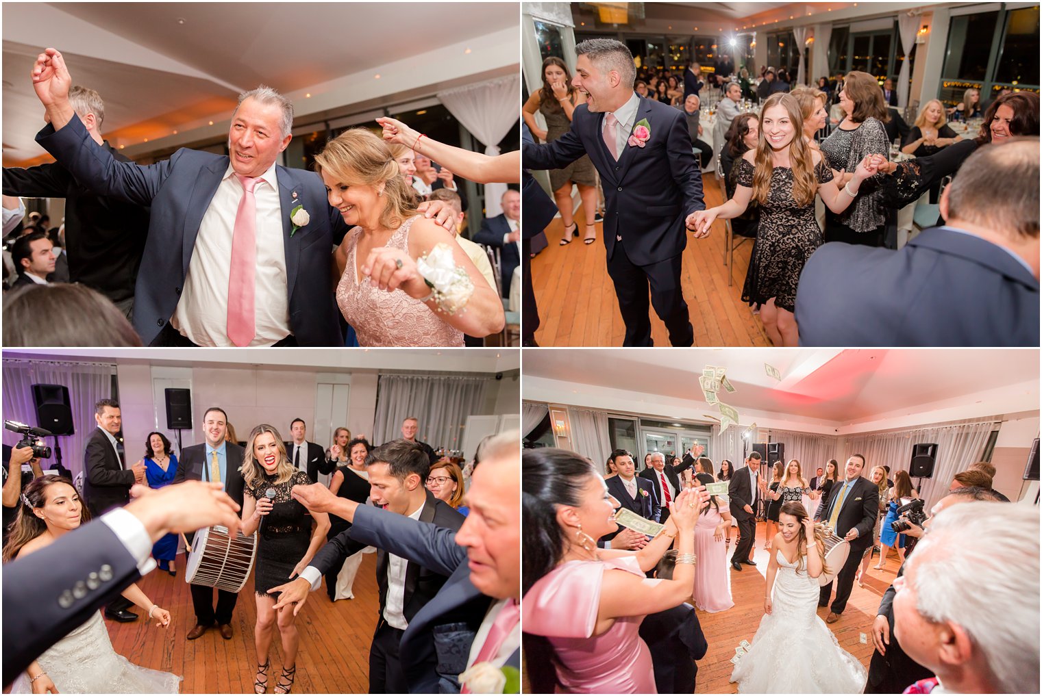 Albanian wedding reception dancing at Battery Gardens Restaurant | Photo by Idalia Photography