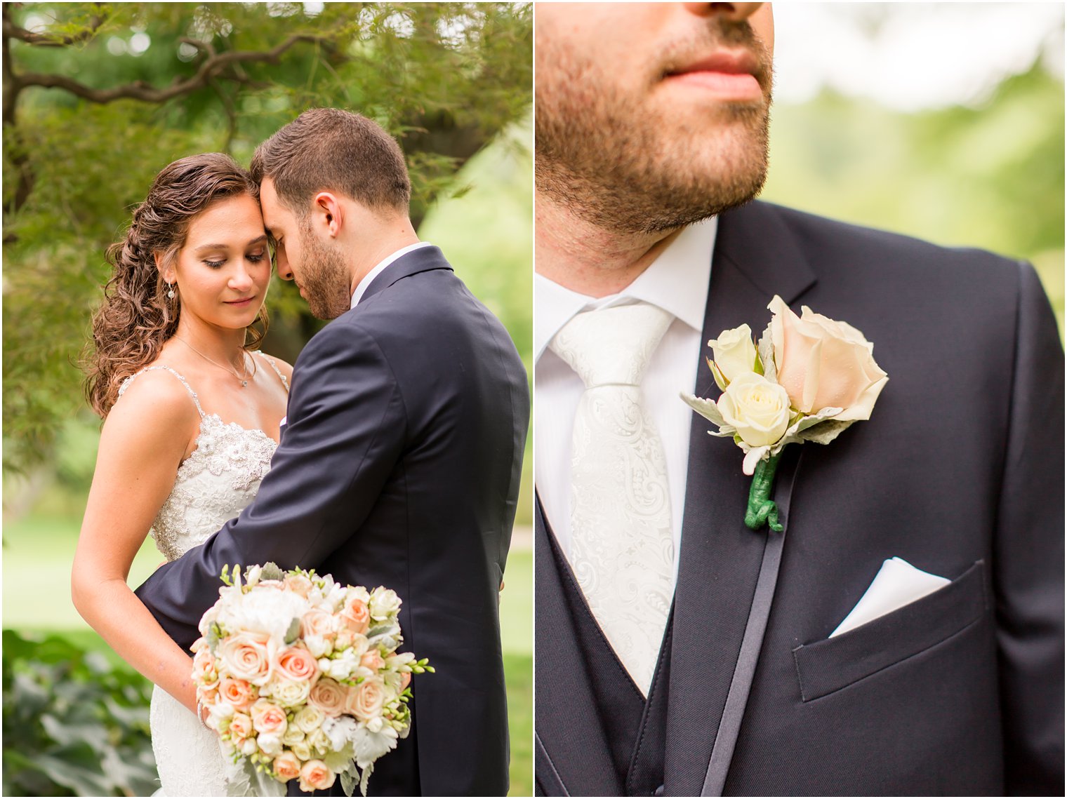 Elegant bride and groom photos