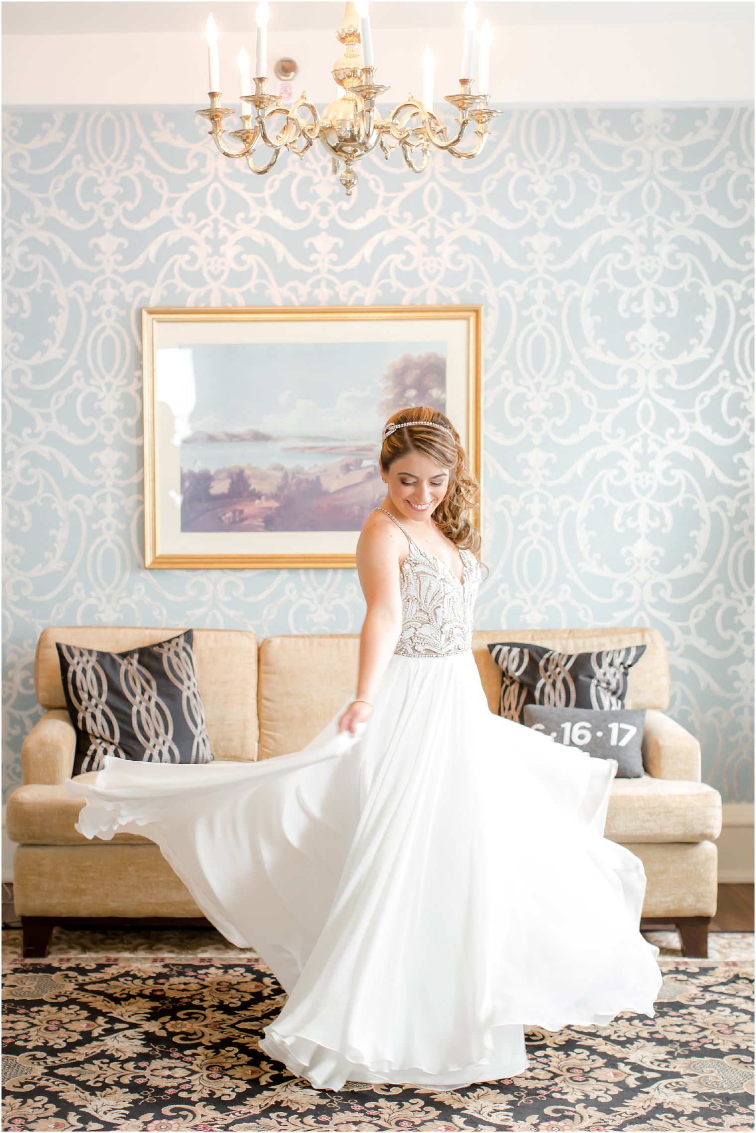 Bride in Hayley Paige Dress