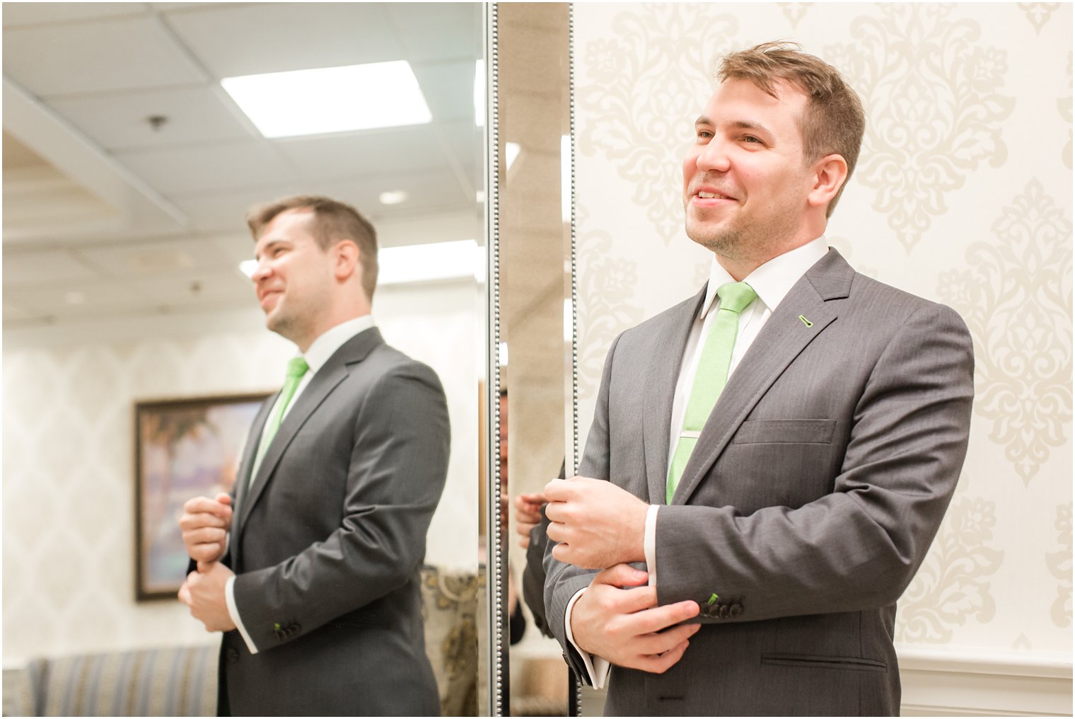 Groom in custom suit from My Suit