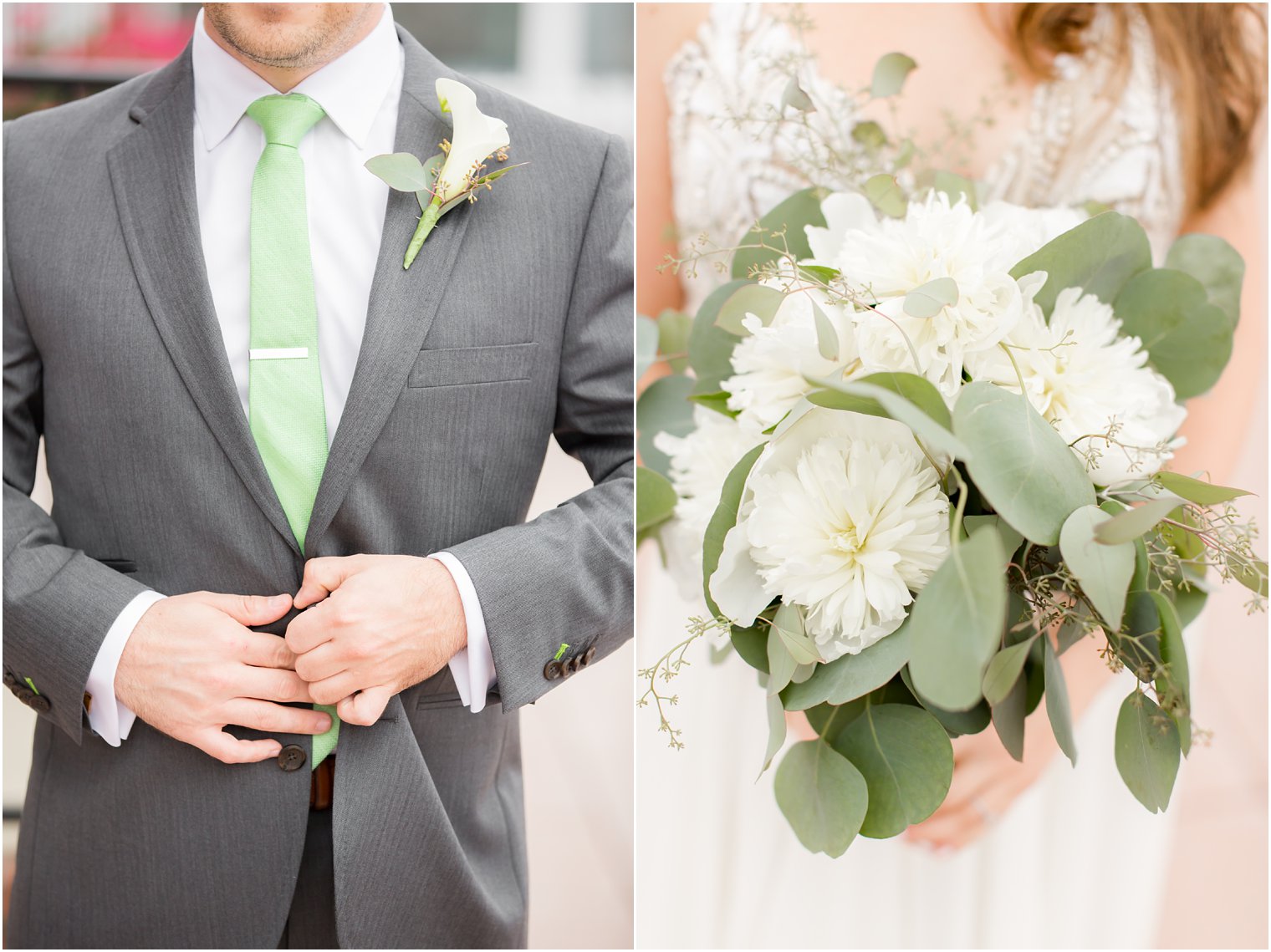 Organic florals at Red Bank Wedding