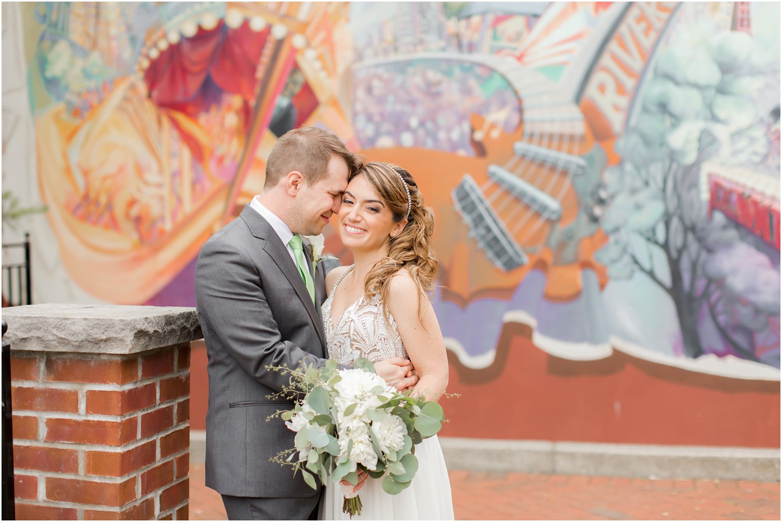 Happy bride on her wedding day