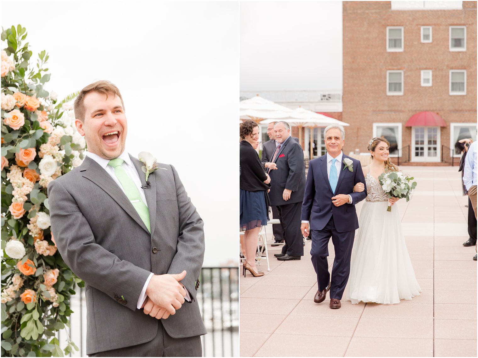 Outdoor Molly Pitcher Inn Wedding Photos