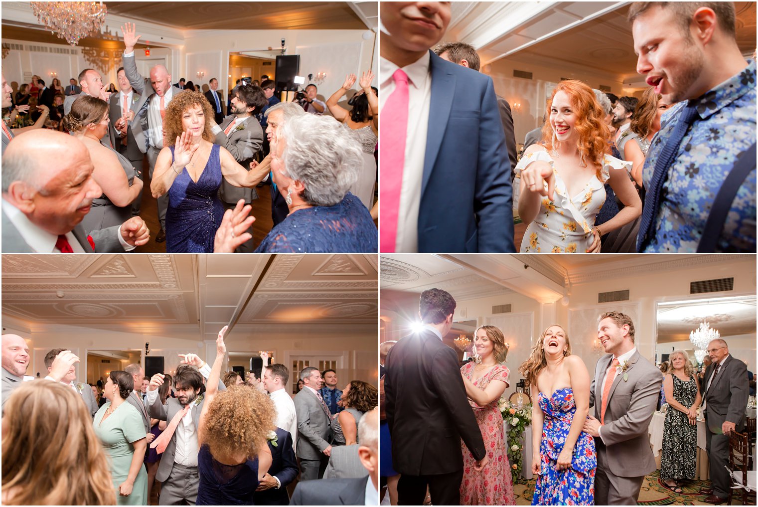 Wedding guests dancing at Red Bank Wedding