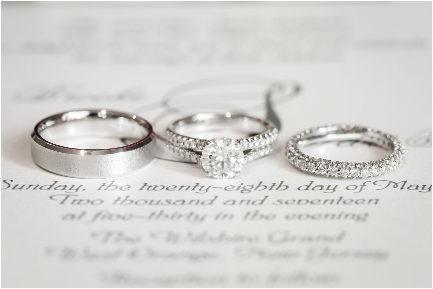 Wedding ring macro shots | Photos by Idalia Photography