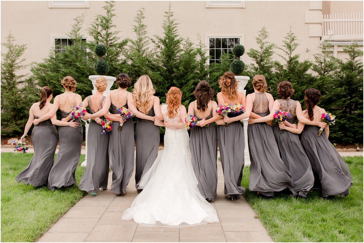 Windswept bridesmaid Photos at Wilshire Grand | Photos by Idalia Photography