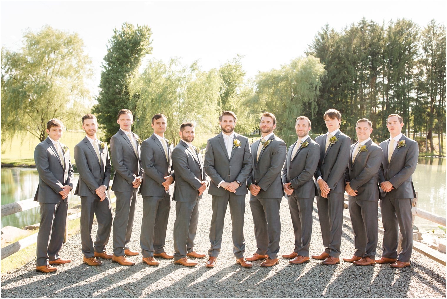 Groomsmen photo at Windows on the Water at Frogbridge Wedding