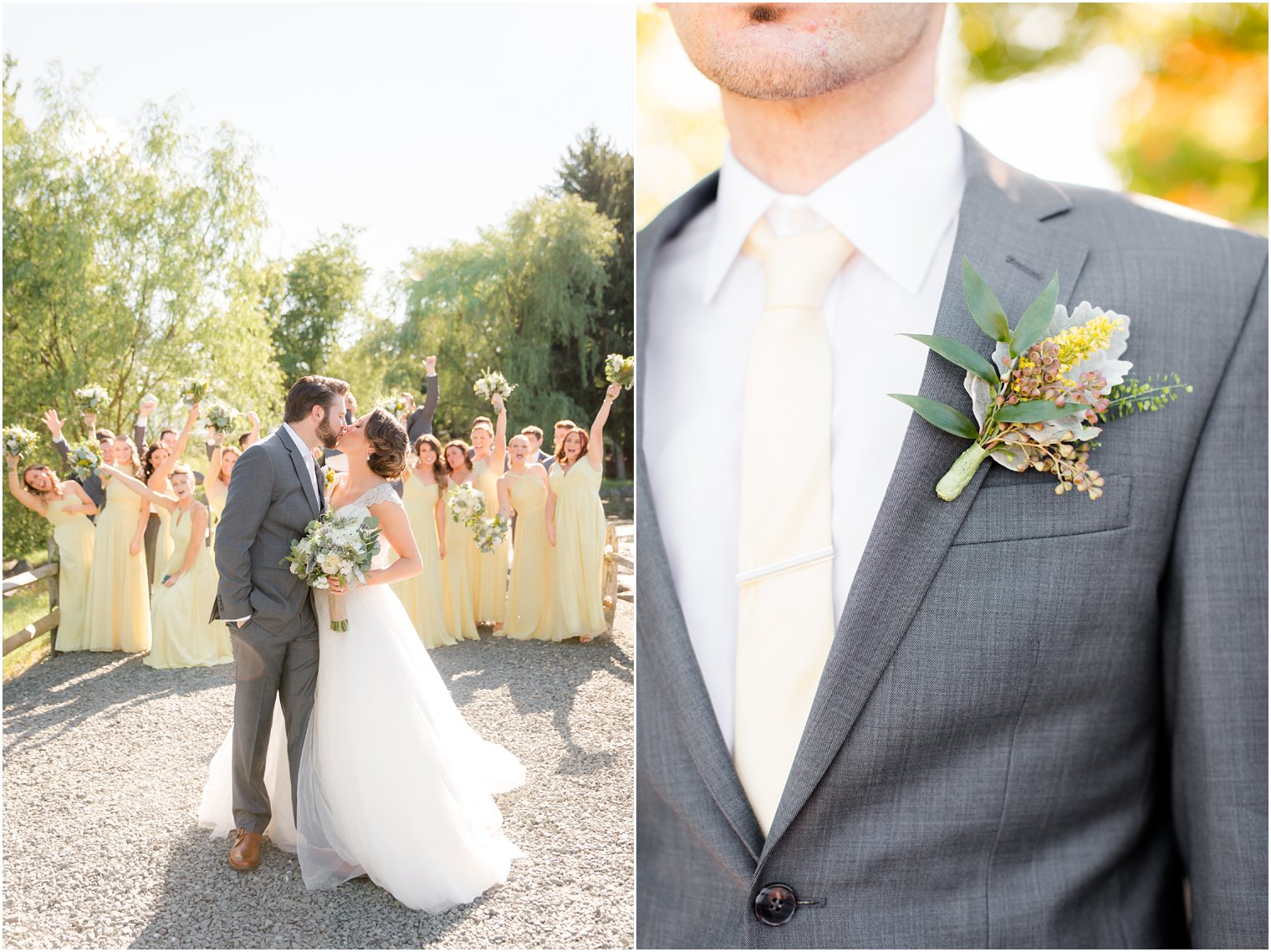 Bridal party photo at Windows on the Water at Frogbridge Wedding