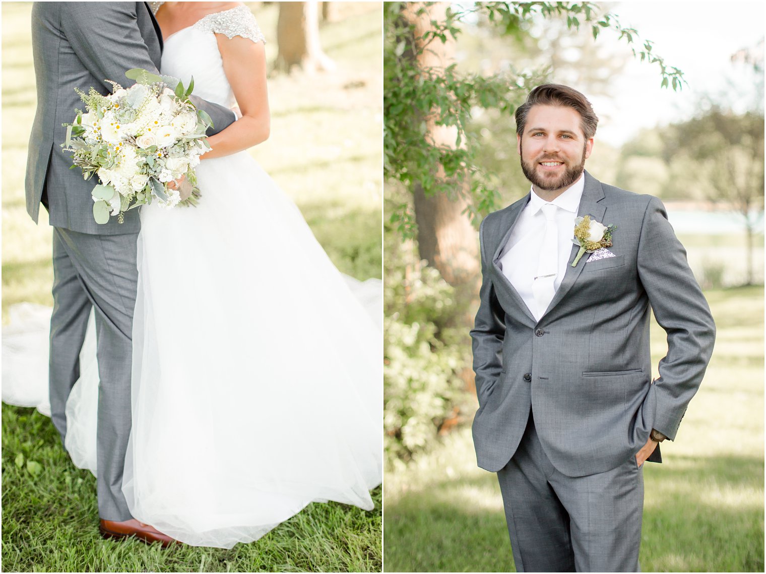 Groomsman portrait at Windows on the Water at Frogbridge Wedding