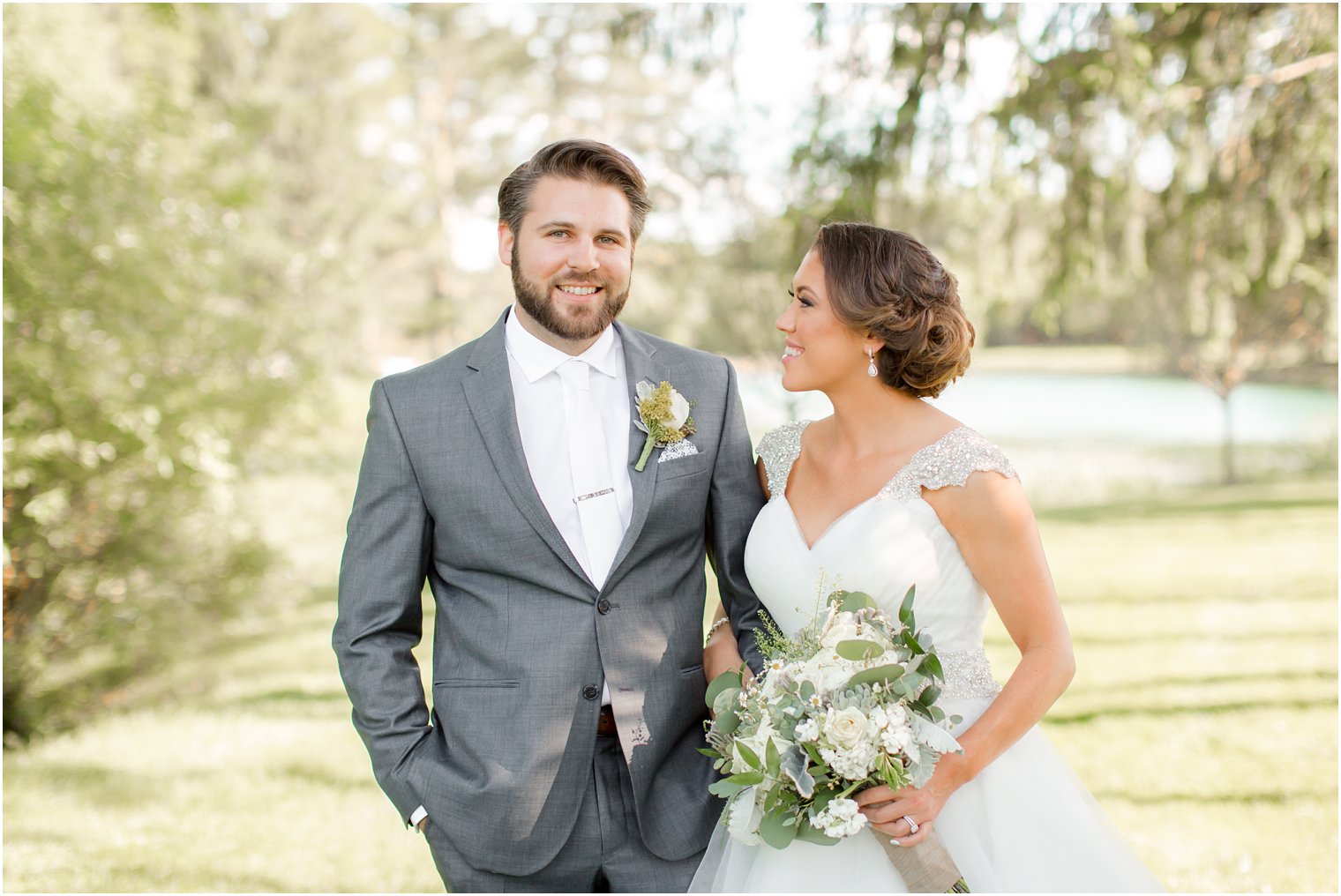 Groom photo at Windows on the Water at Frogbridge Wedding