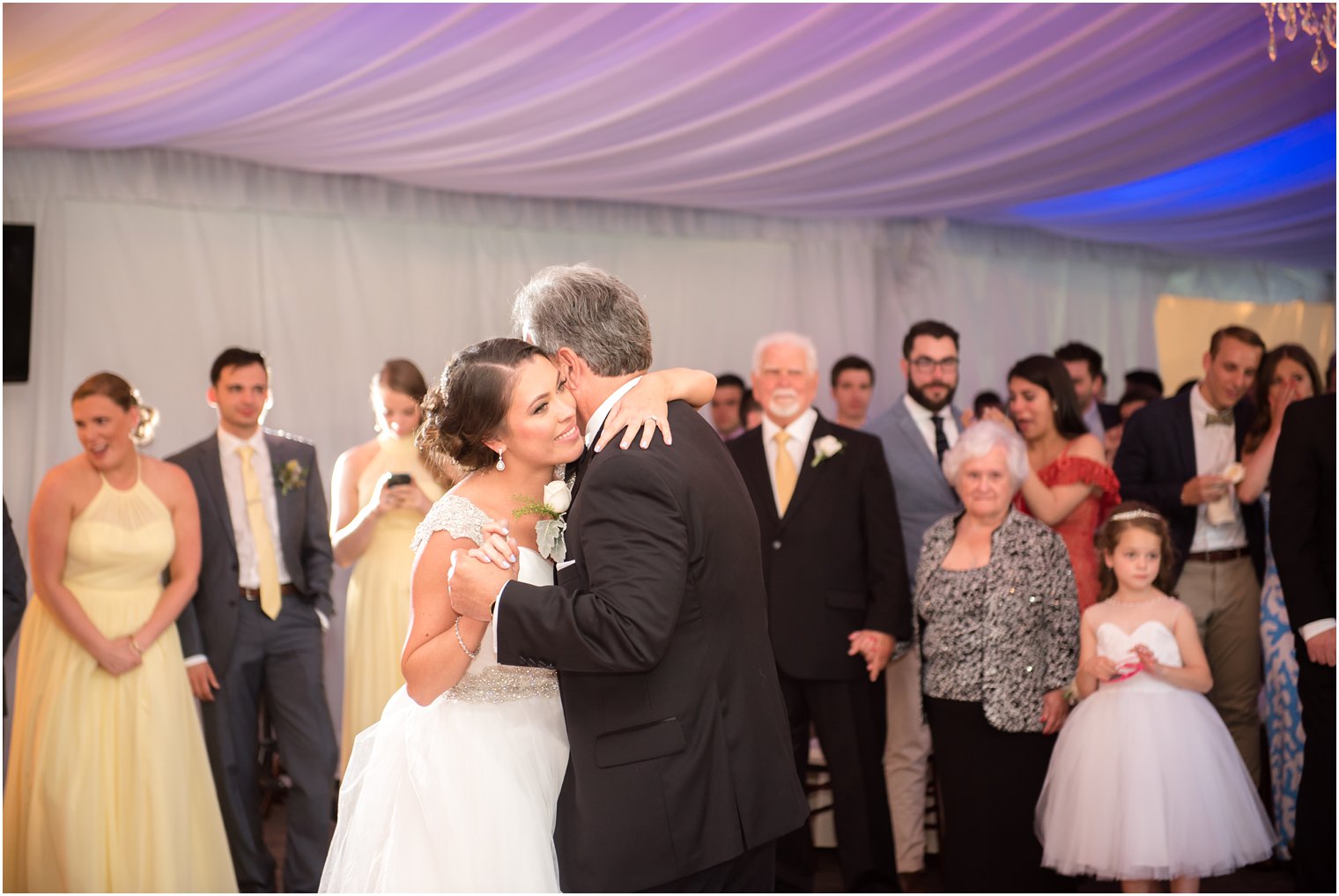 Bride and her father dancing at Windows on the Water at Frogbridge Wedding Reception