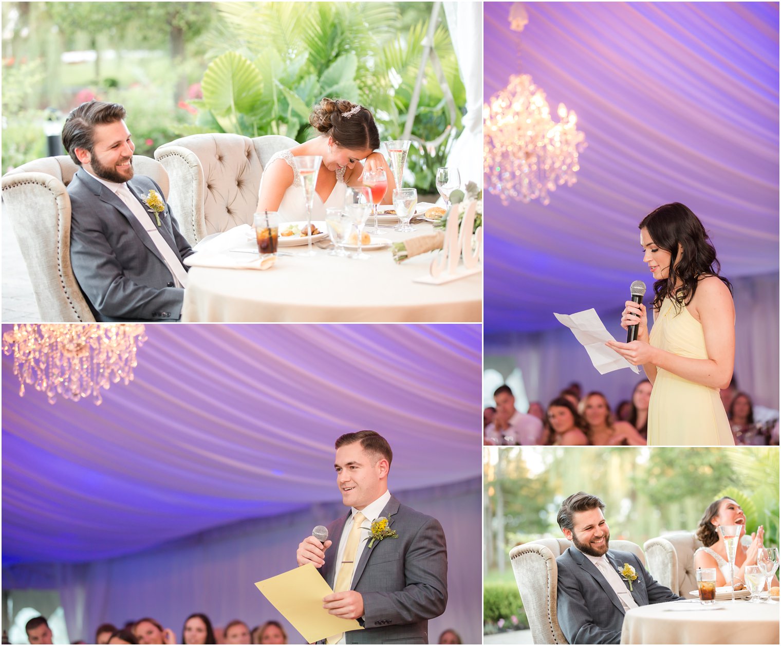 Toasts at Windows on the Water at Frogbridge Wedding Reception