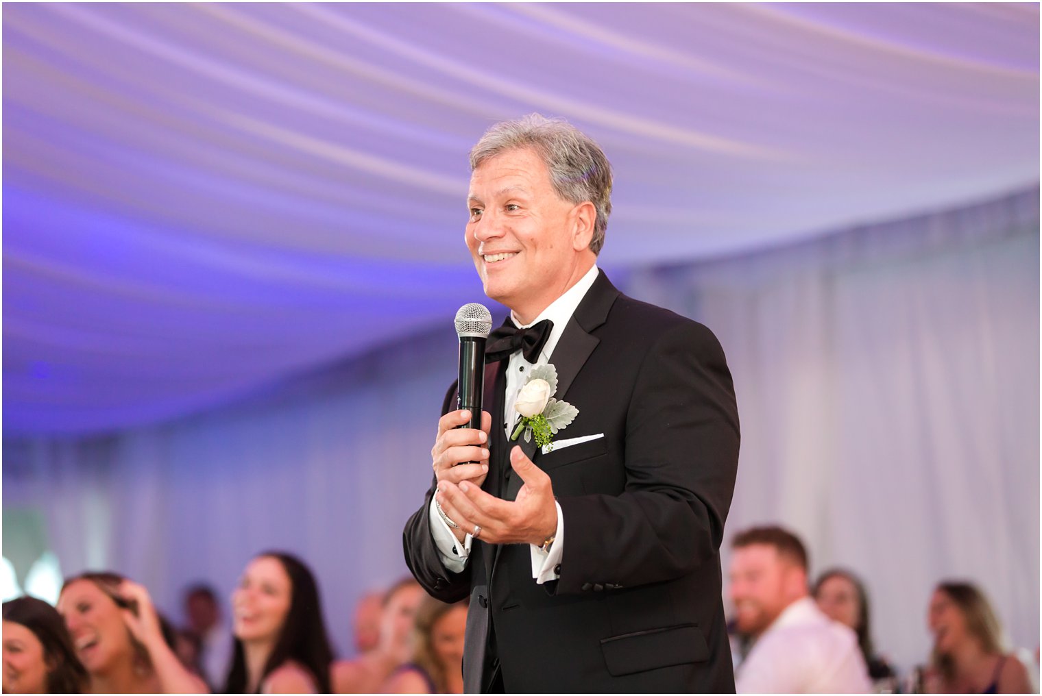 Father of the bride's toast at Windows on the Water at Frogbridge Wedding Reception