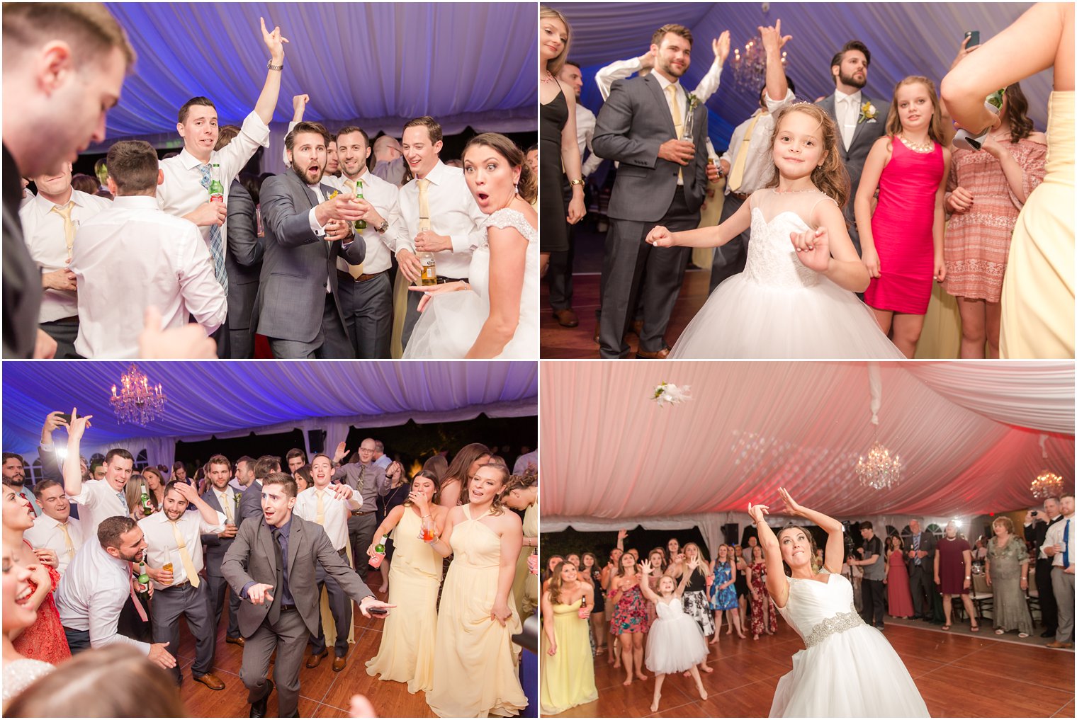 Candid photos of guests at Windows on the Water at Frogbridge Wedding Reception