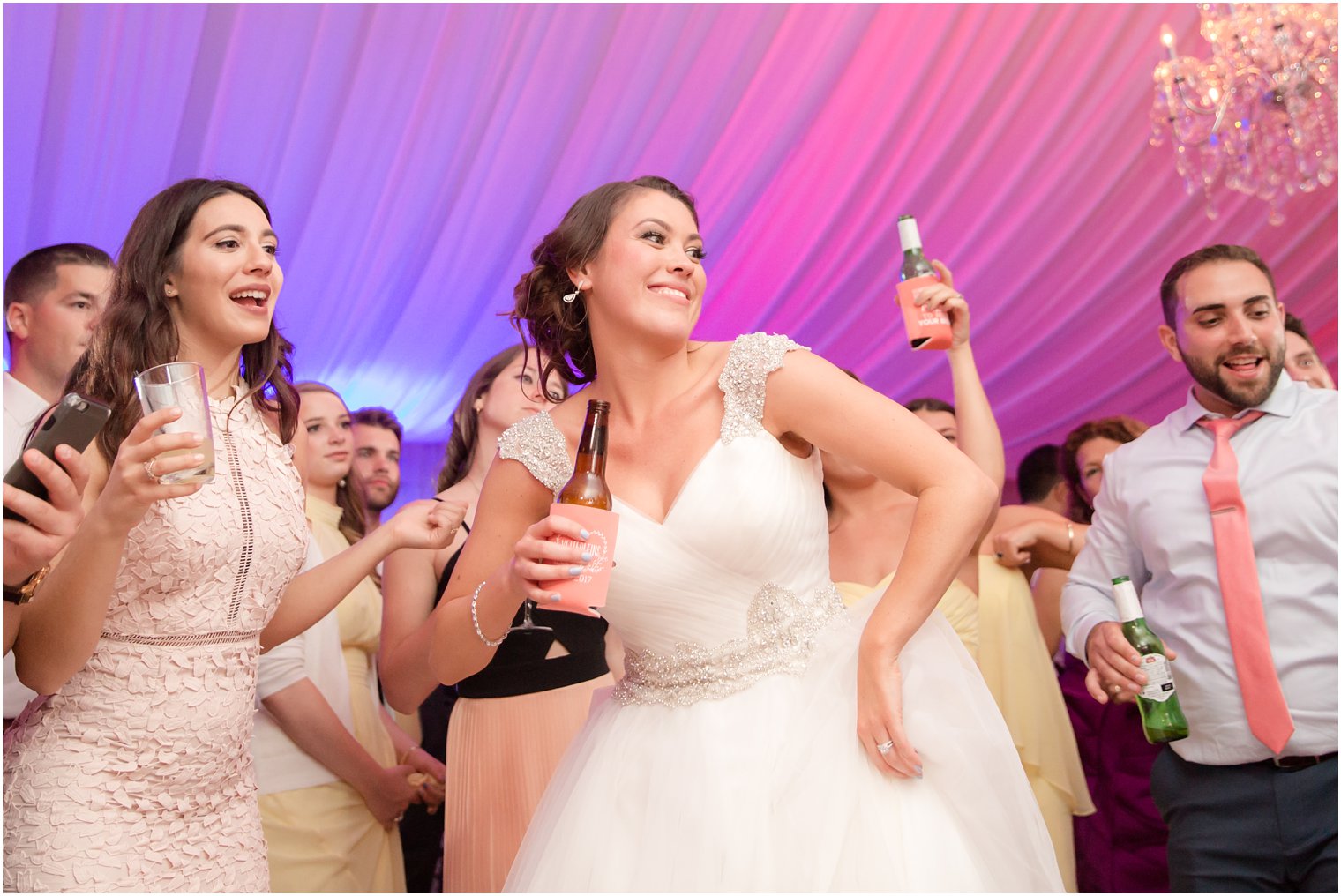 Candid photos of guests at Windows on the Water at Frogbridge Wedding Reception