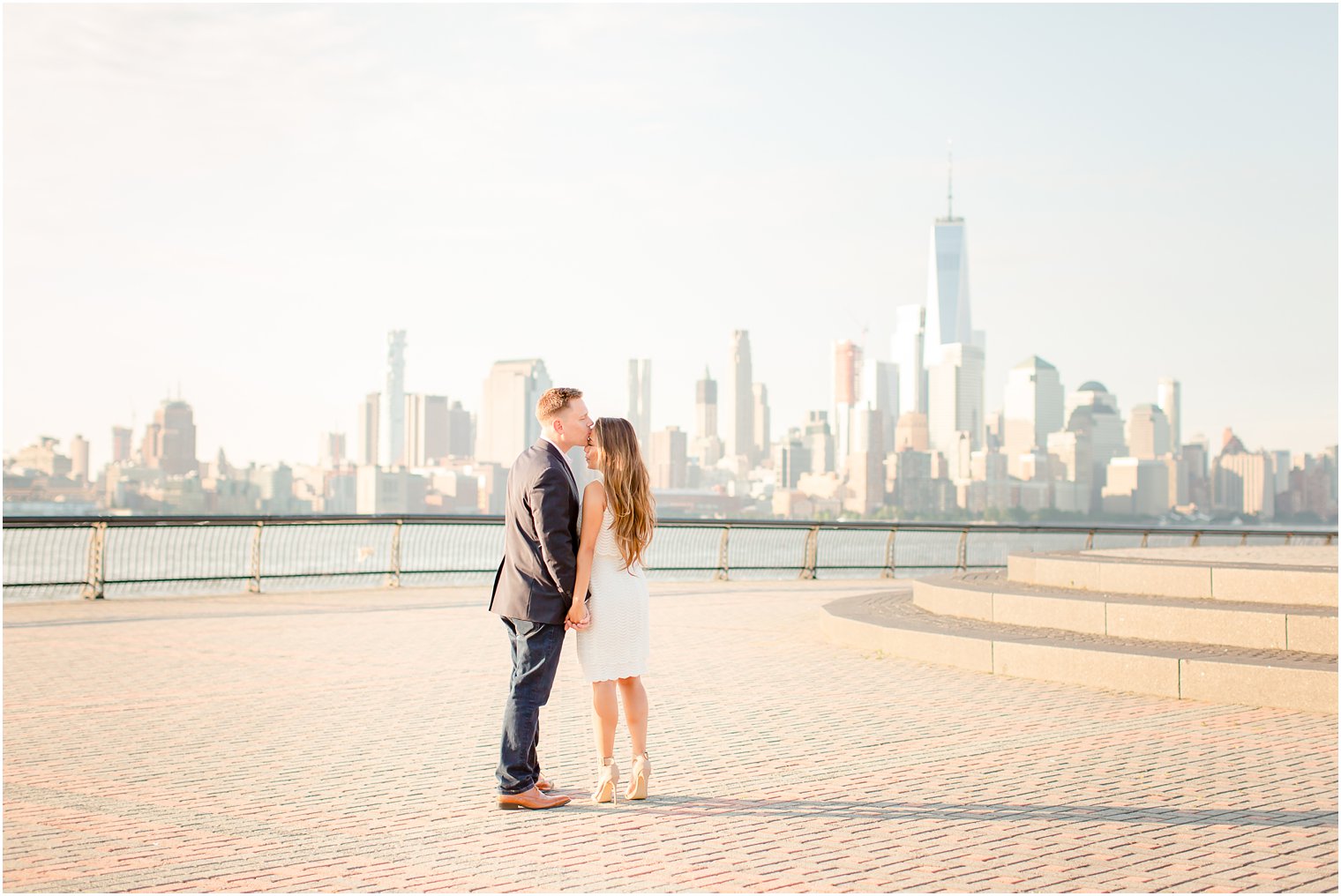 Sunrise Hoboken engagement photos