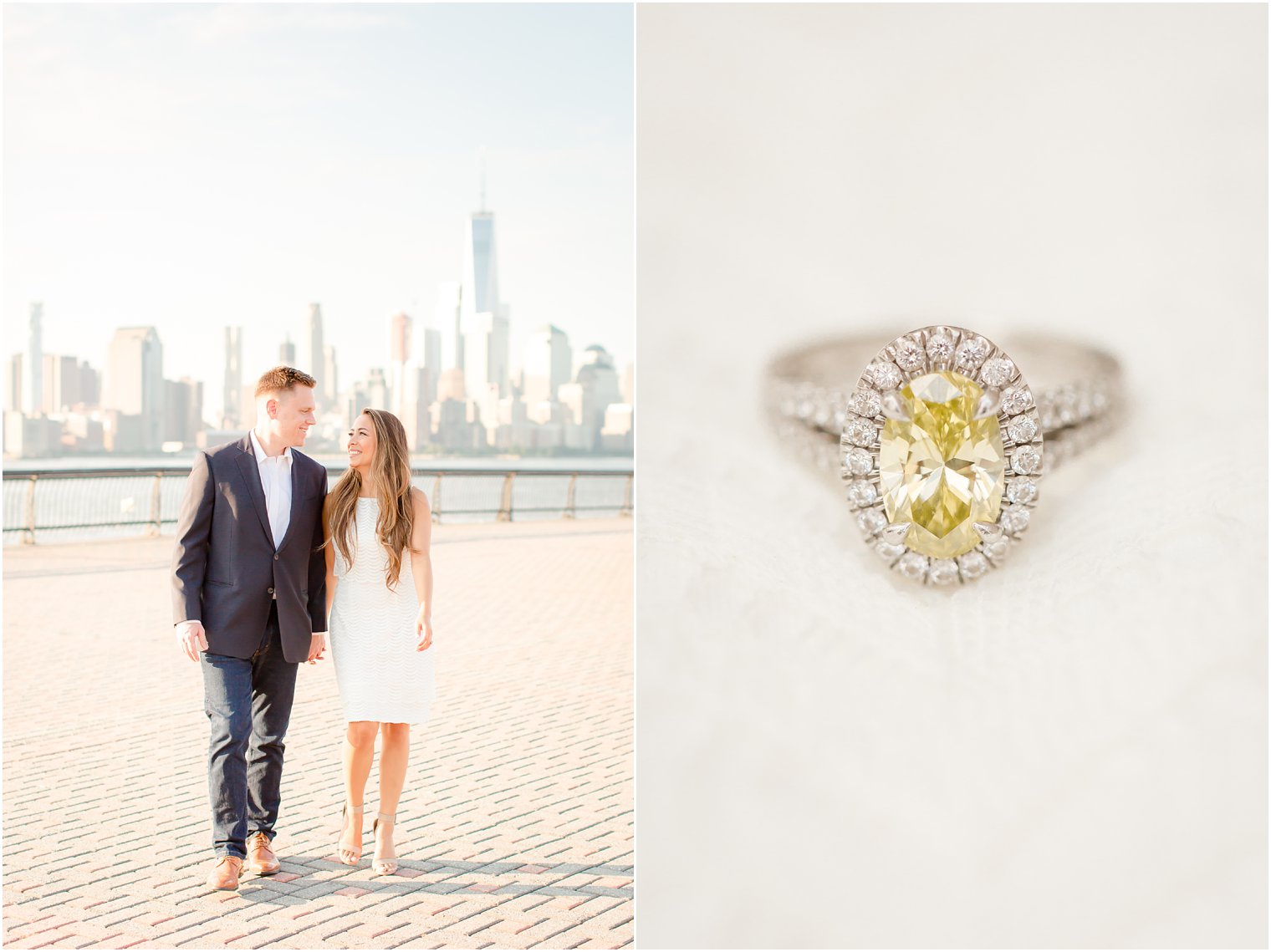 Engagement photos in Hoboken, NJ