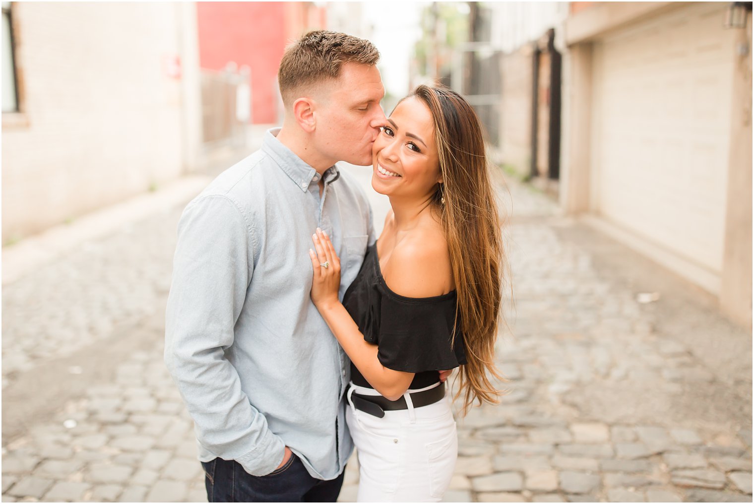 Engagement photo in Hoboken, NJ