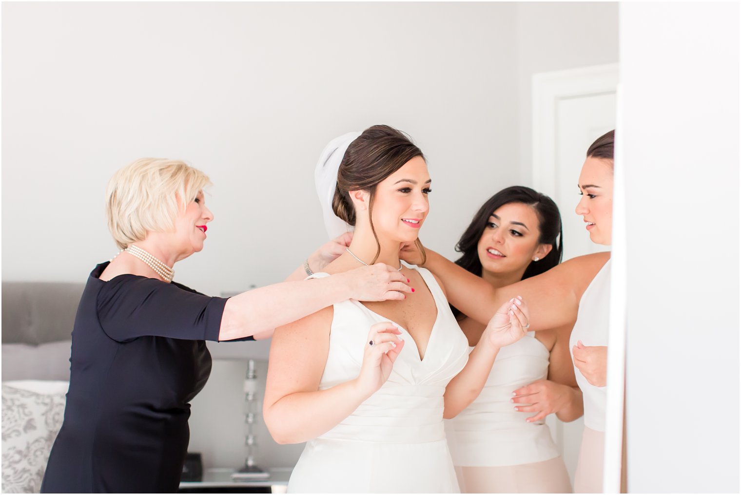 Bride getting ready | Indian Trail Club Wedding by NJ Wedding Photographers Idalia Photography