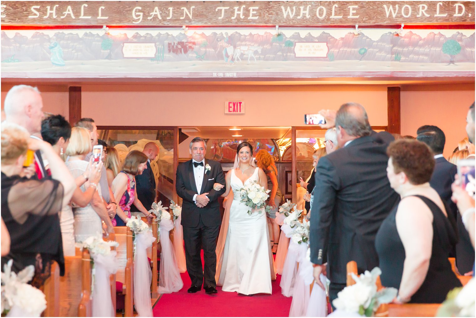 Bride's processional at St. Anthony Orthodox Church