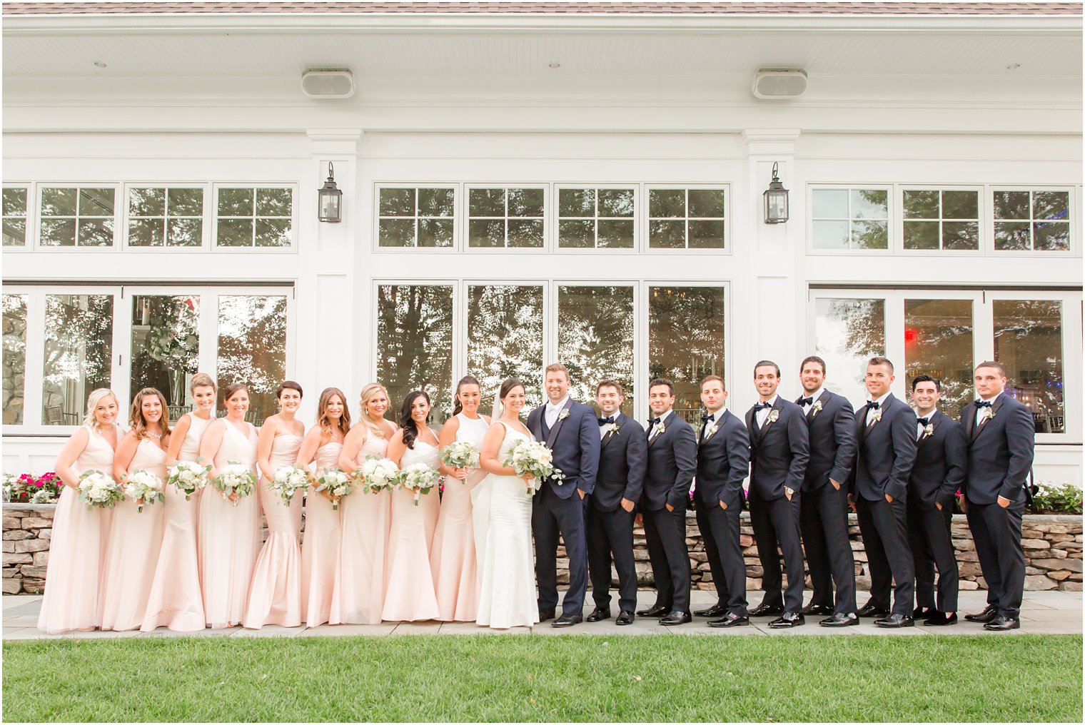 Bridal Party photo at Indian Trail Club Wedding