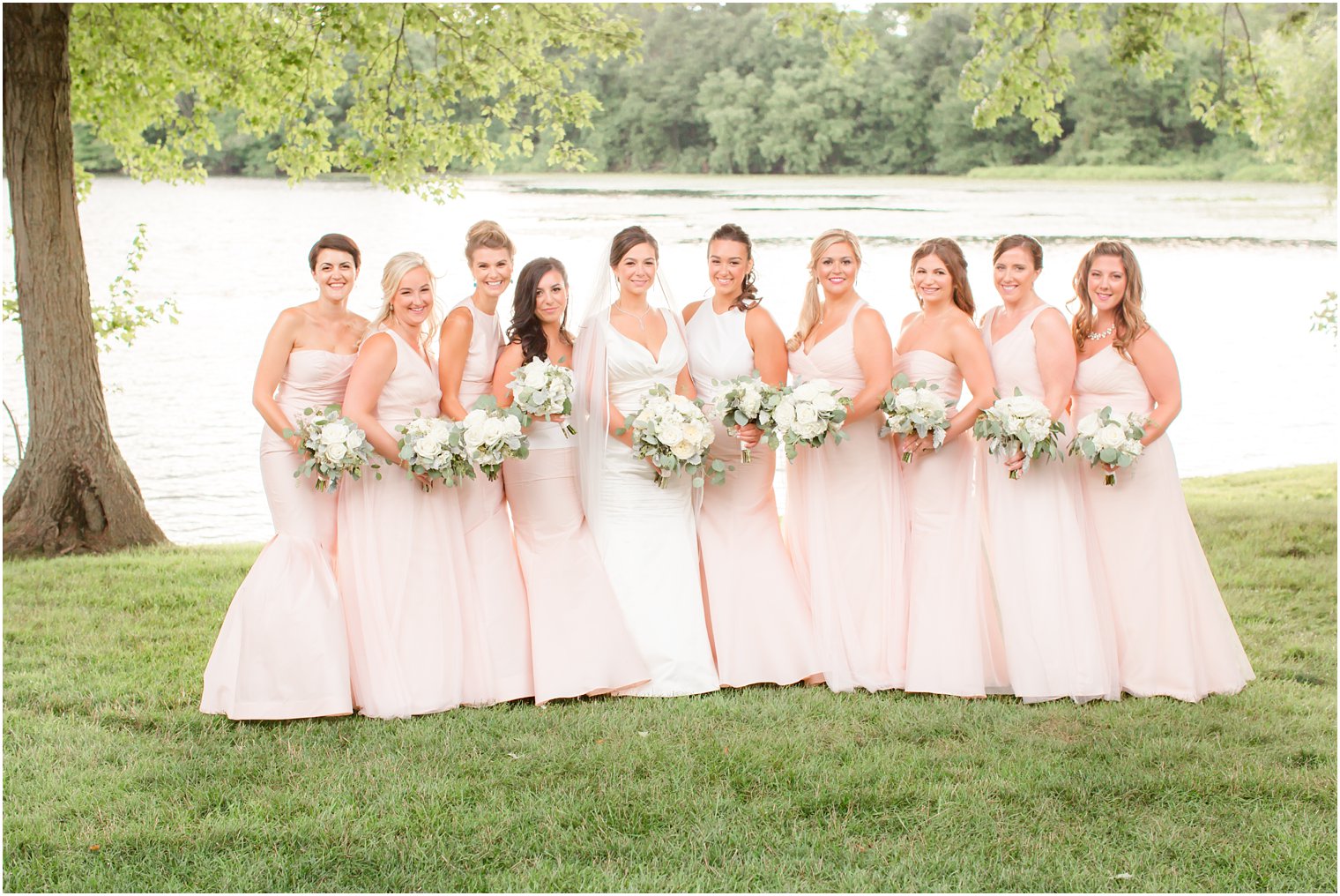 Bridal Party photo at Indian Trail Club Wedding