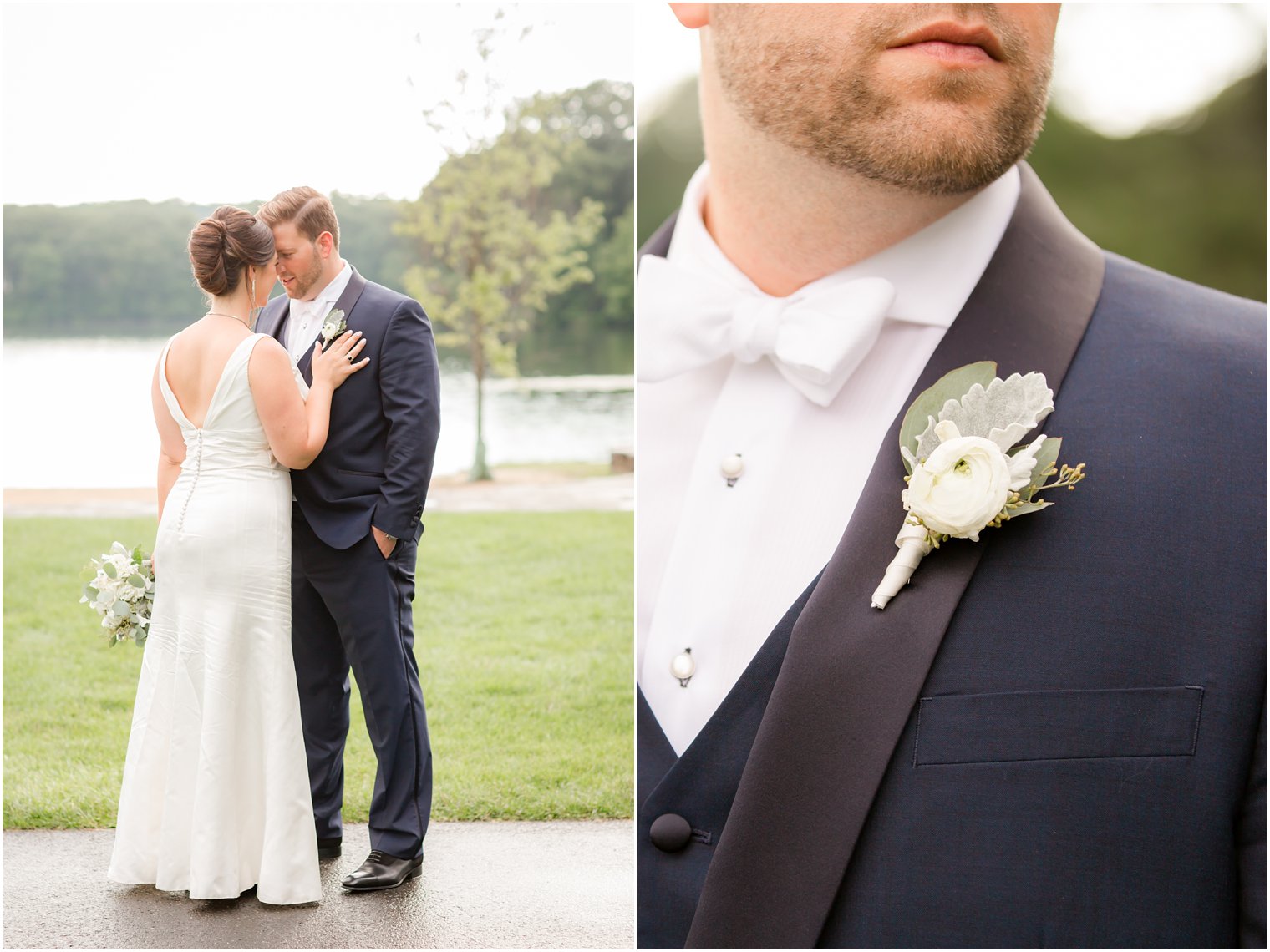 Bride and groom at Indian Trail Club Wedding