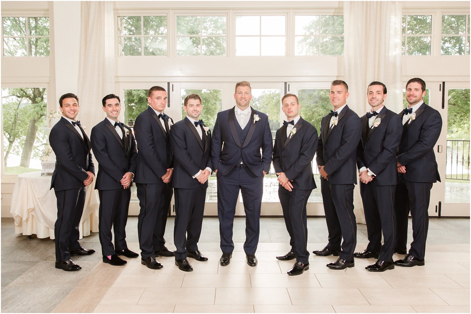 Groomsmen photo at Indian Trail Club Wedding