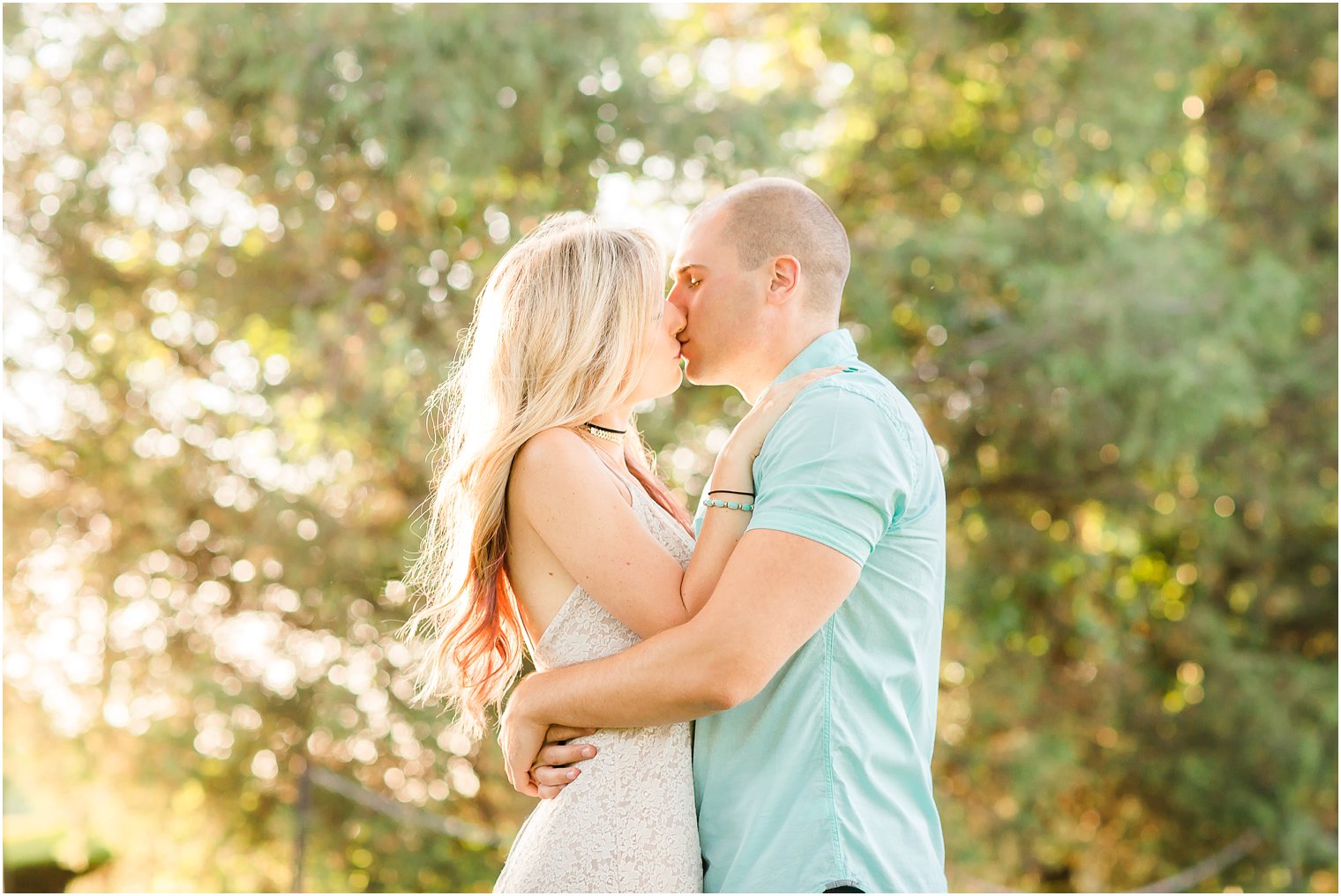 Summer engagement session in North Bergen