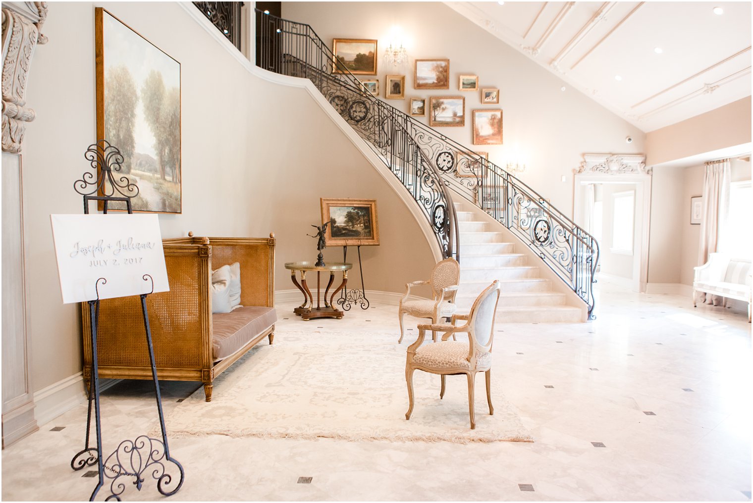 Foyer at Park Chateau Estate in East Brunswick, NJ