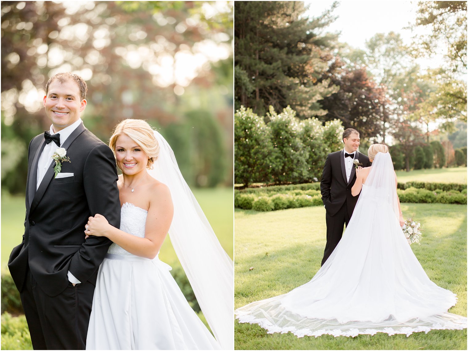 Bride and groom portraits at Park Chateau Estate and Gardens