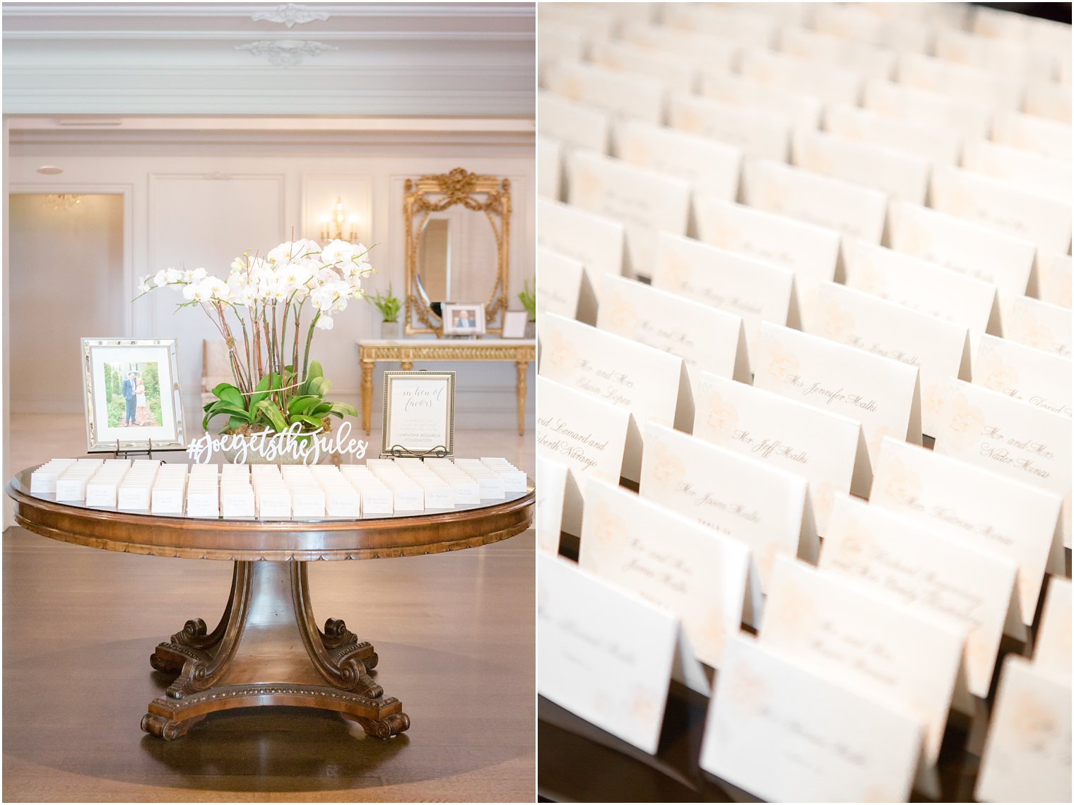 Custom seating cards by Christa Alexandra Designs