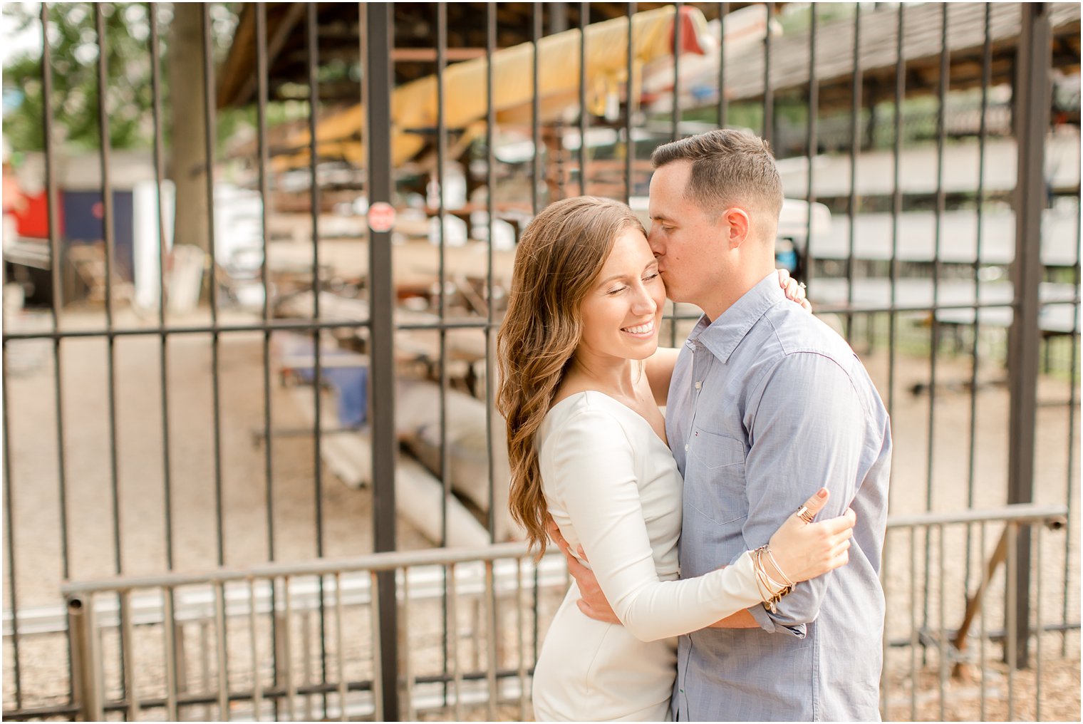 Philadelphia Engagement Photography near boathouses