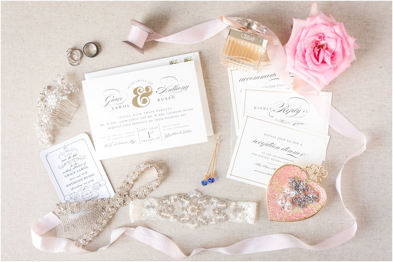 Wedding invitation by Minted