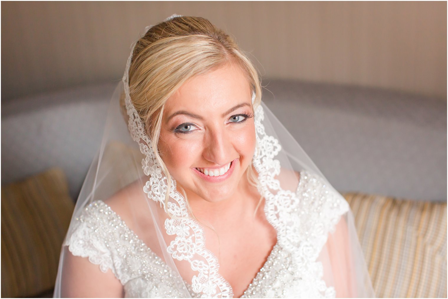 Beautiful bride with hair and make up by Pin It Up Bridal