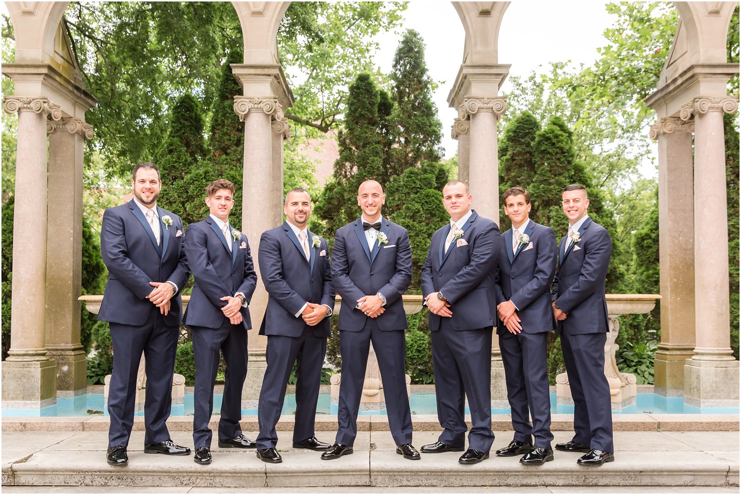 Groomsmen at Monmouth University