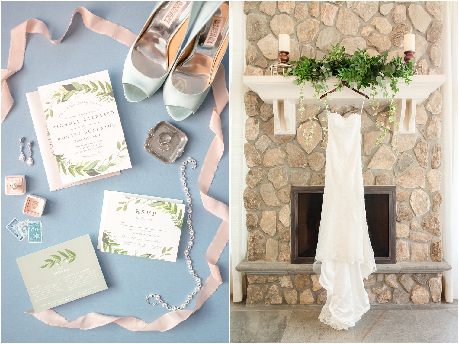 Invitations with greenery by Minted | Idalia Photography