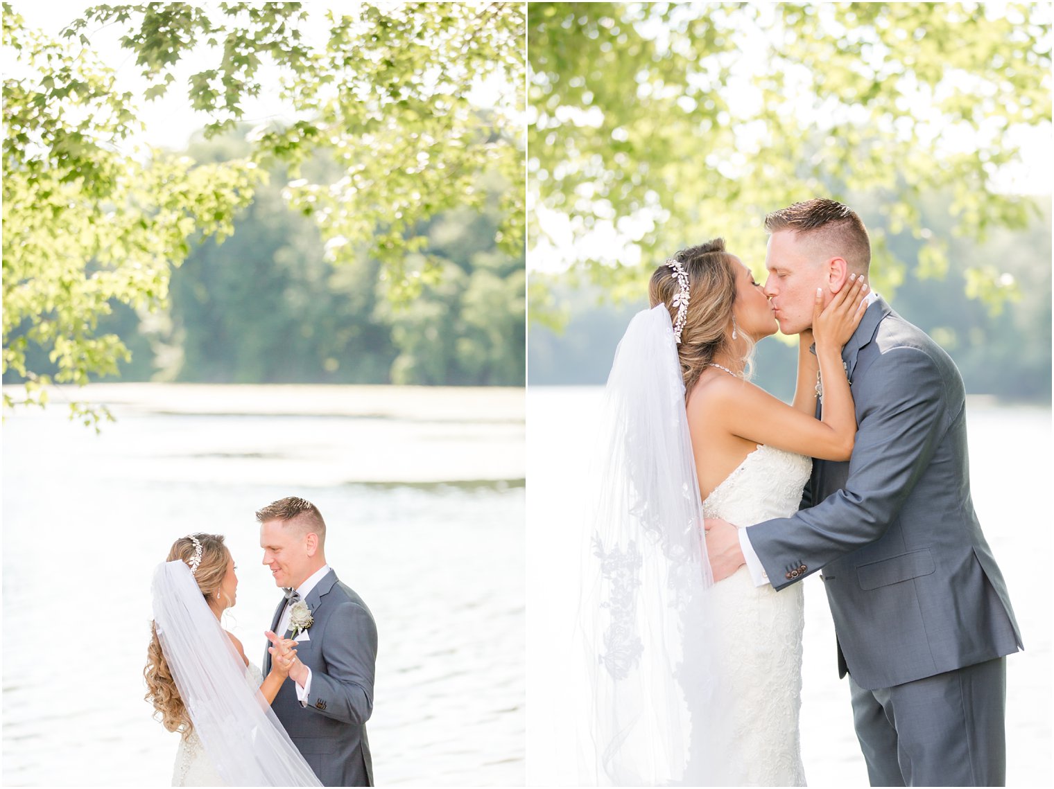 Romantic photos of bride and groom | Idalia Photography