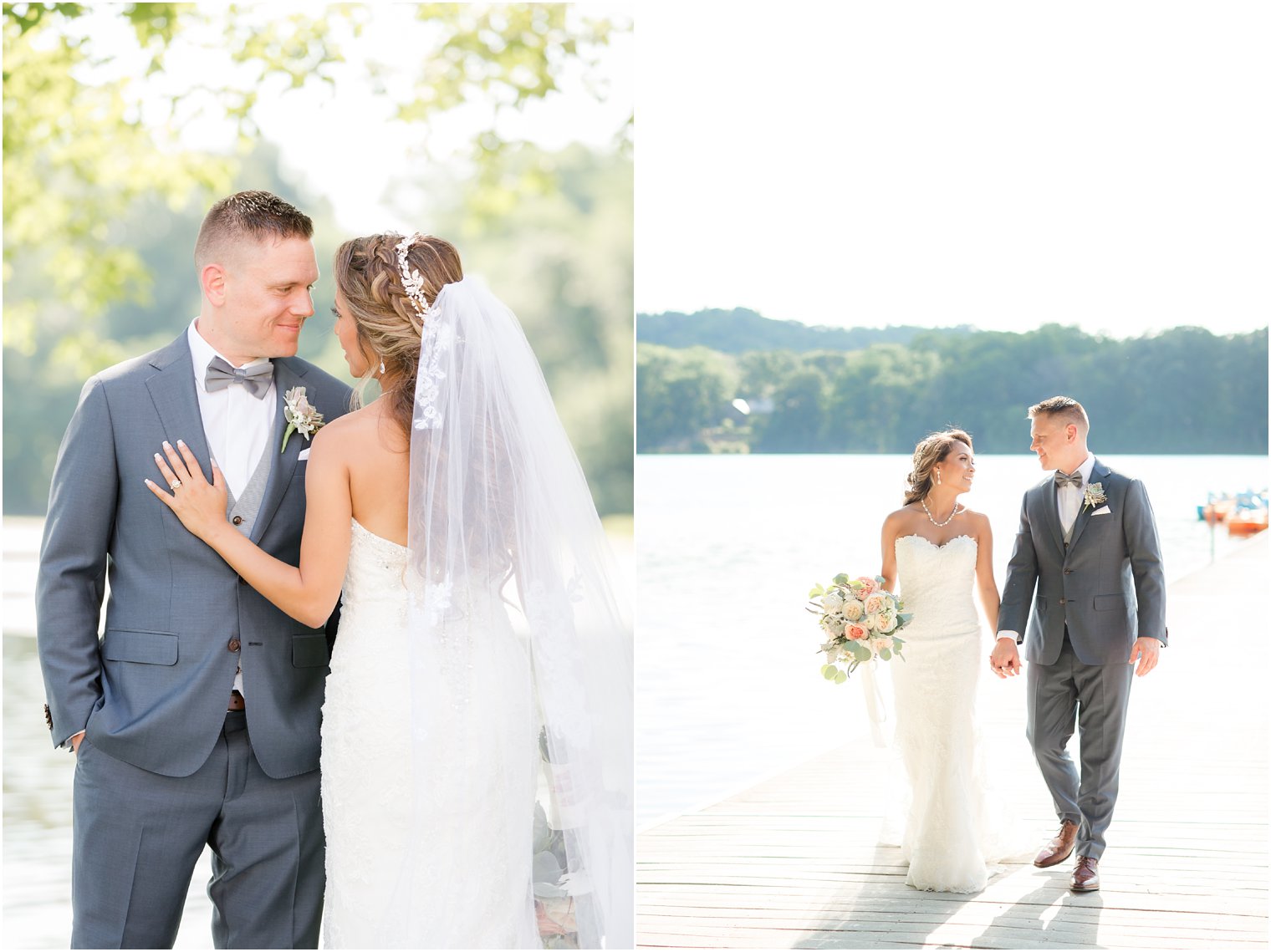 Bride and groom at Indian Trail Club | Idalia Photography