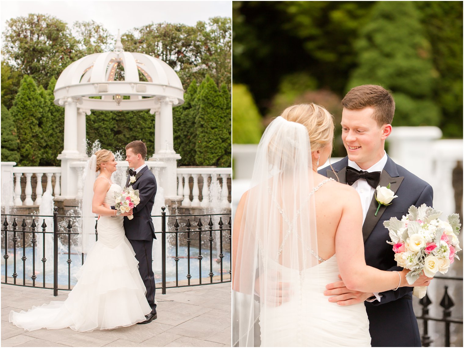 Bride and groom portraits in Woodland Park, NJ