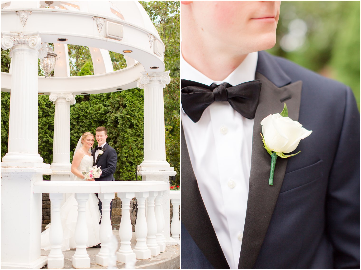 Bride and groom details at Westmount Country Club