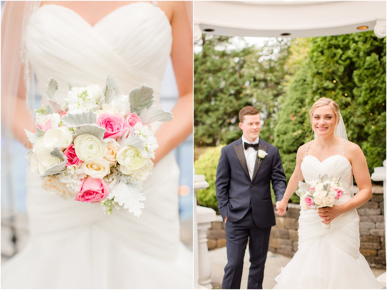 Westmount Country Club Wedding Photos with pink florals