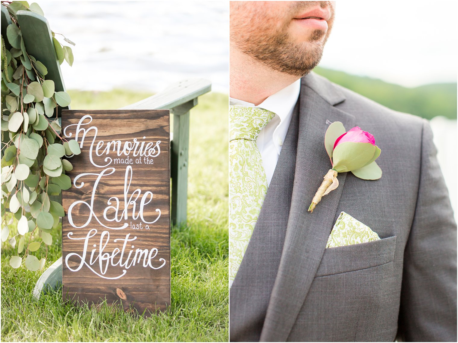 NJ Lake Wedding Inspiration