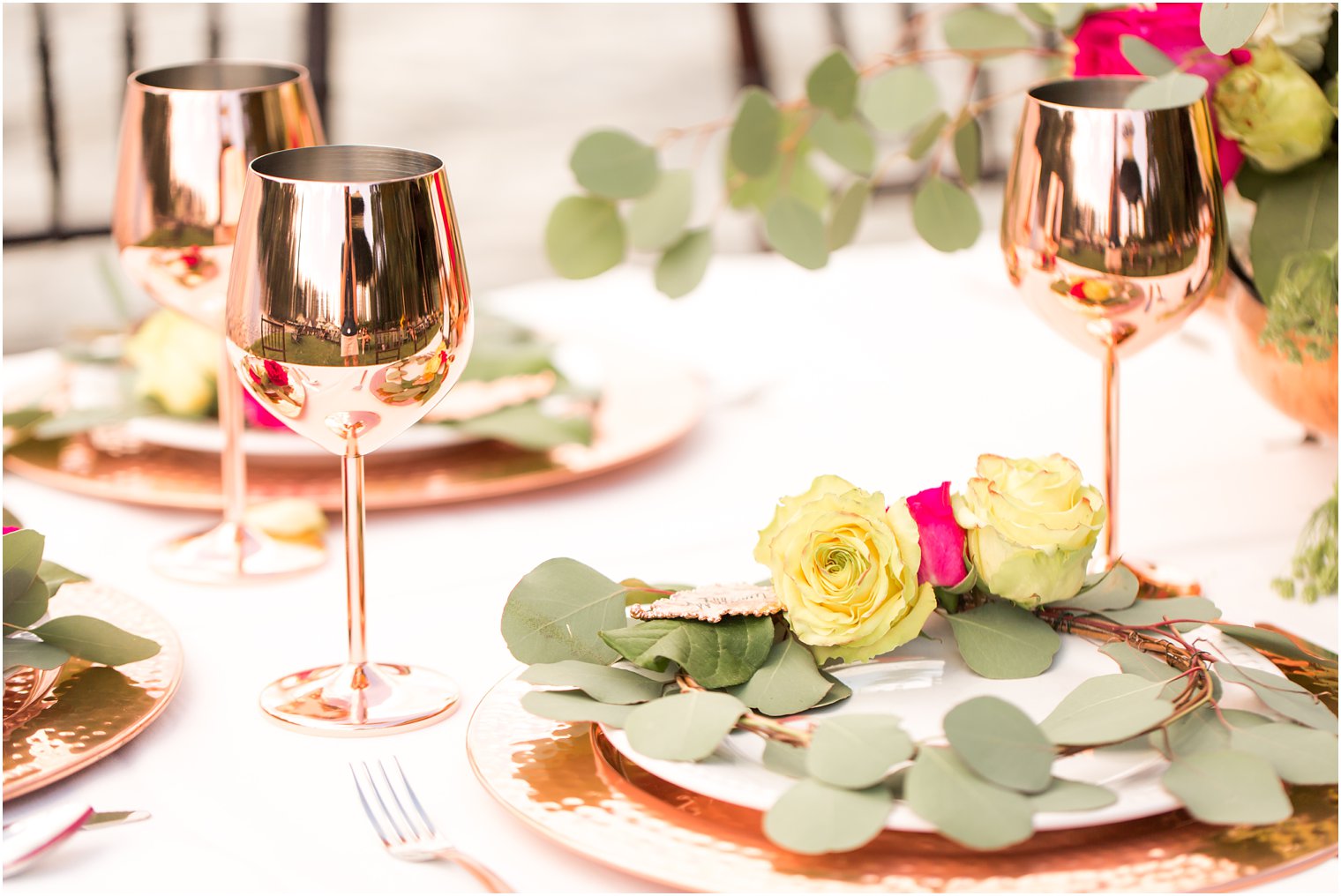 Copper ideas for summer wedding